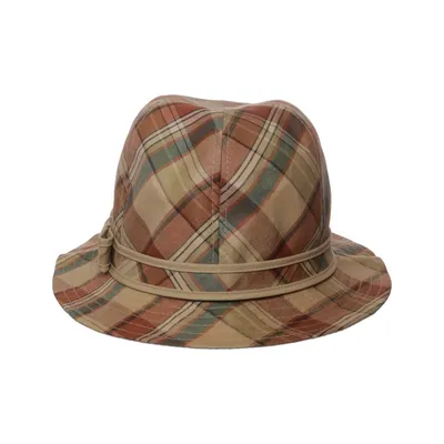 Bucket hat (Beige, Multicolored) from Nino Cotton, Polyester
