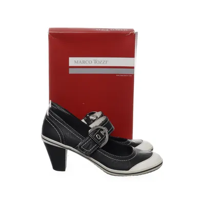 High heels (Black, White) from Marco Tozzi