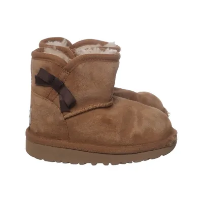 Baby booties (Brown) from UGG Leather, Wool