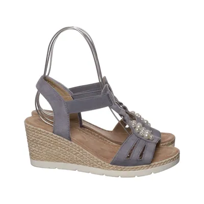 Chaussure compensées (Bleu) de Cityline