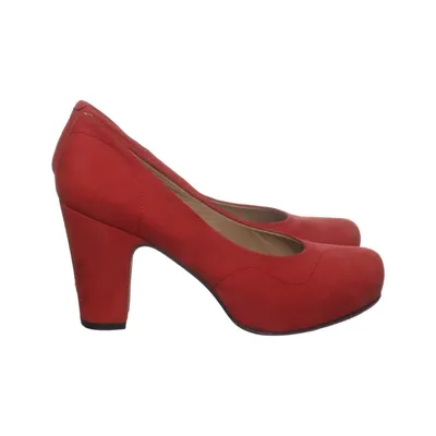 Pumps (Red) from Audley Leather