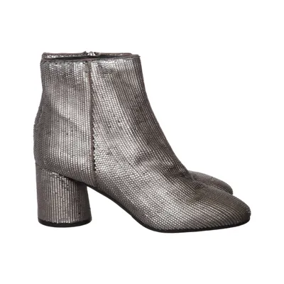 Heeled boots (Silver) from Elvio Zanon Leather