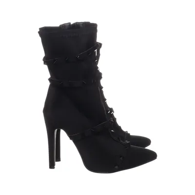 Heeled boots (Black)