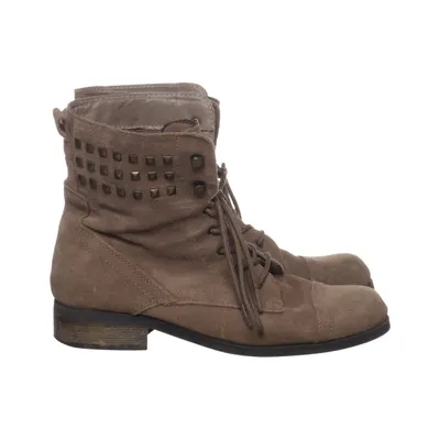 Laced boots (Beige) from Atmosphere