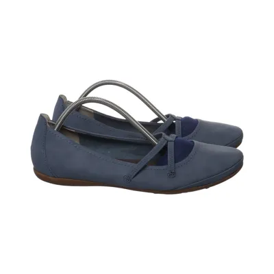 Ballet flats (Blue) from Tamaris Leather