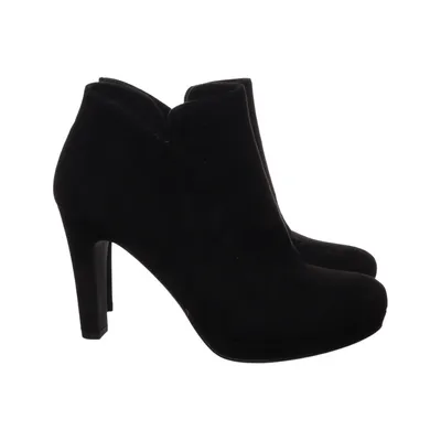 Heeled boots (Black) from Tamaris Leather