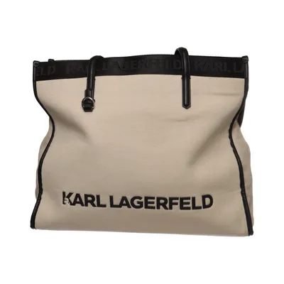 Skuldertaske (Beige, Sort) fra Karl Lagerfeld