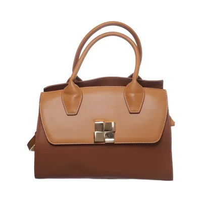 Handbag (Brown, Beige) from Bessie