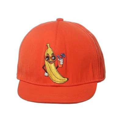Baseball cap (Orange) from Mini Rodini Recycled polyester