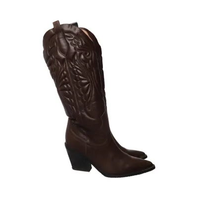 Cowboy boots (Brown) from Bronx Leather