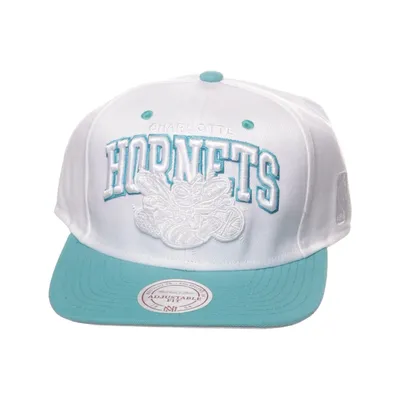 Baseball cap (White, Turquoise) from Mitchell & Ness Acrylic