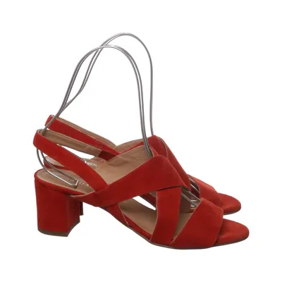 Sandales à talons hauts (Rouge) de Van Dalen Cuir