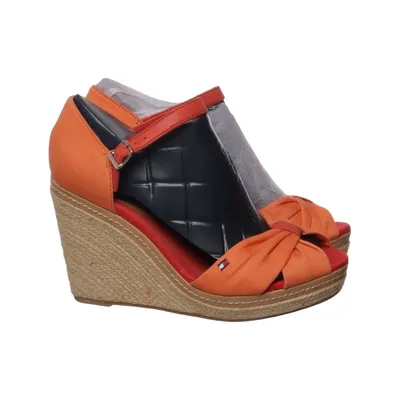 Kilehælssko (Orange, Rød) fra Tommy Hilfiger