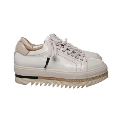 Baskets (Blanc, Rouge) de Laura Bellariva Cuir
