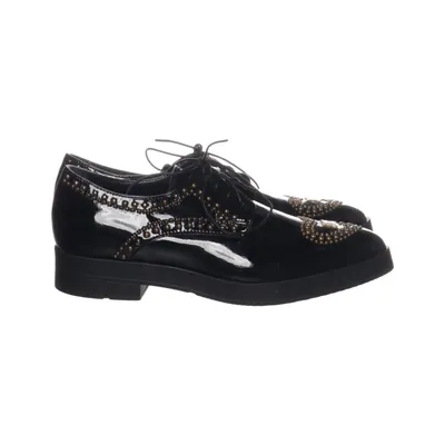 Brogues (Black, Gold) from Love Moschino