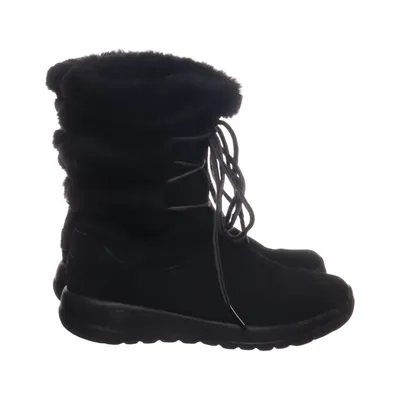 Støvler (SN 144020) fra Skechers Kunstpels, Læder