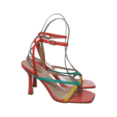 High heel sandals (Red, Multicolored) from Raid Polyurethane