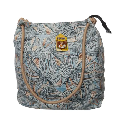 Beach bag (Blue, White, Brown) from Krisna