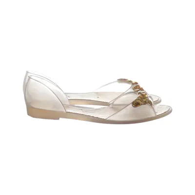Sandalen (Transparant, Goud) van Stuart Weitzman