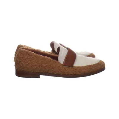 Mocassins (Marron, Blanc) de Lorena Paggi Cuir