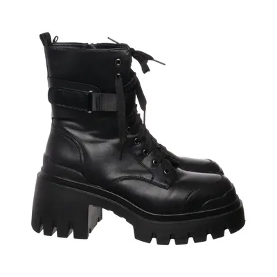 Laced boots (Black) from Catwalk Leather