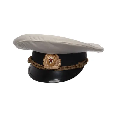 Military hat (White, Black) from Lada
