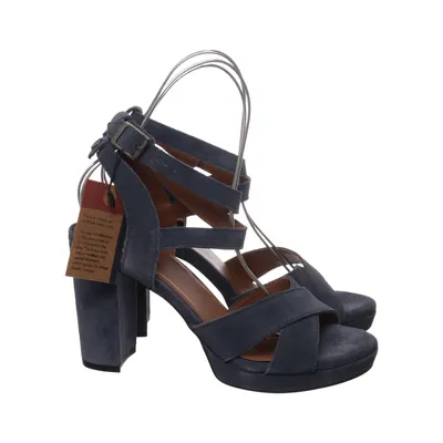 Højhælede sandaler (Blå) fra Tommy Hilfiger Denim Læder