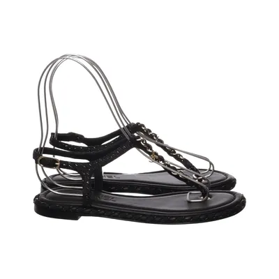 Sandaler (Sort) fra Chanel Læder