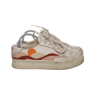 Sneakers (White, Multicolored) from Soludos Leather
