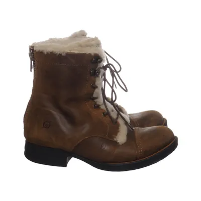 Laced boots (Brown) from Born Wool, Leather