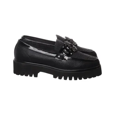 Loafers (Black) from Texto Leather