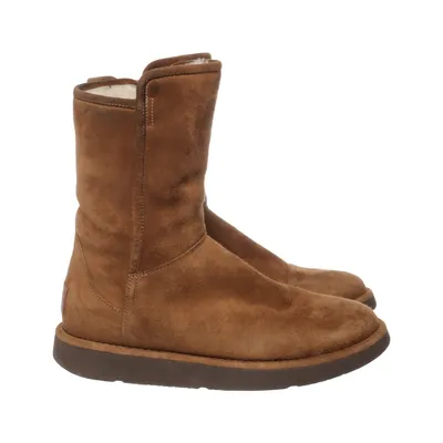 Ankle boots (Brown) from UGG Leather, Wool
