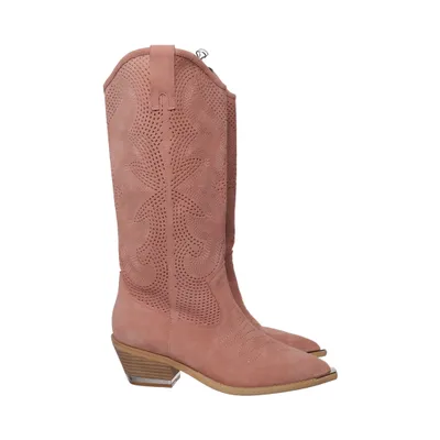 Cowboy boots (Pink) from Alma en Pena Leather