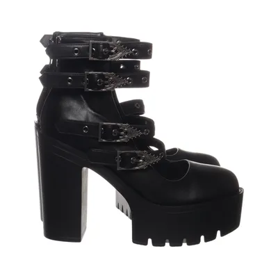 Heeled boots (Black) from Restyle