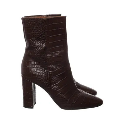 Heeled boots (Brown) from Ovyé Leather
