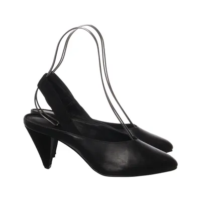 Mules (Schwarz) von What For Leder