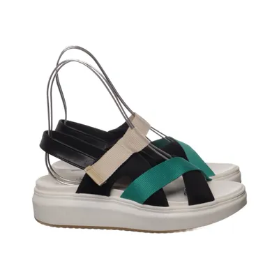 Sandales (Noir, Blanc, Vert) de Summum Cuir