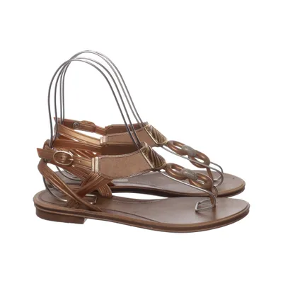 Sandales (Marron, Or) de Grendha