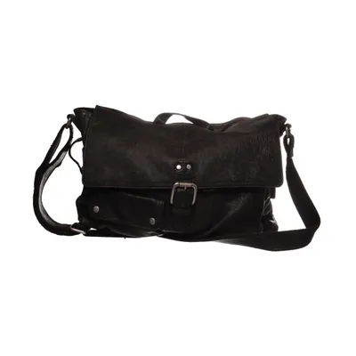 Skuldertaske (Sort, Beige) fra Fossil Læder