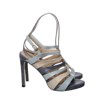 Sandales à talons hauts (Bleu, Beige, Multicolore) de Menbur Cuir
