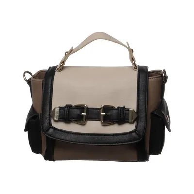 Skuldertaske (Beige, Sort, Brun) fra Atmosphere Polyester