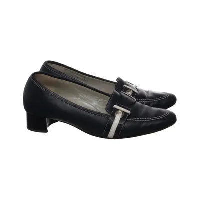 Mocassins (Bleu, Blanc) de Alexandria Cuir