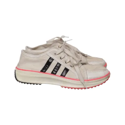Chaussures en toile (Blanc, Noir, Rose) de Canvas Coton