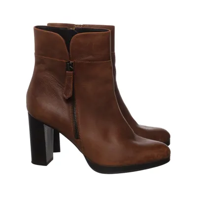 Bottines (Marron) de Manfield Cuir
