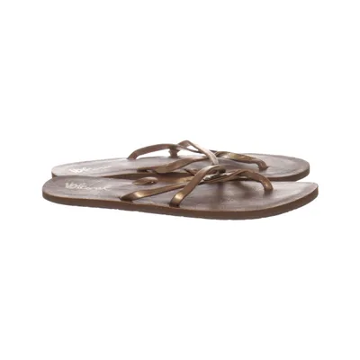 Flip-flops (Brown, Gold) from Volcom
