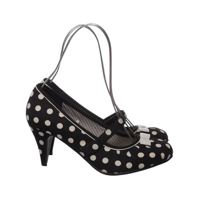 Pumper (Sort, Hvid) fra Vox Shoes Læder