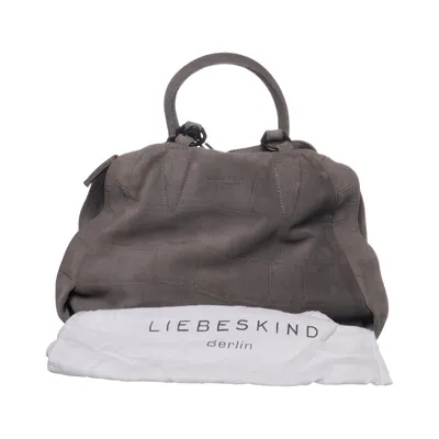Sac à main (Gris) de Liebeskind Daim
