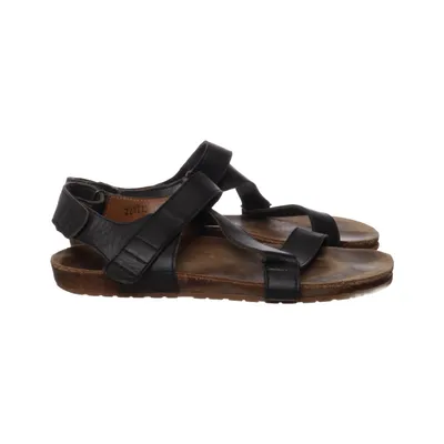 Sandalen (Zwart) van Waldviertler Leer