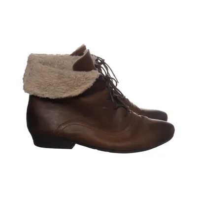 Laced boots (Brown, Beige) from Sacha