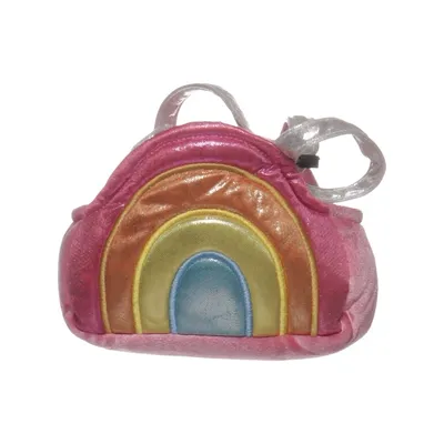 Handbag (Pink, Multicolored) from Aurora Polyester